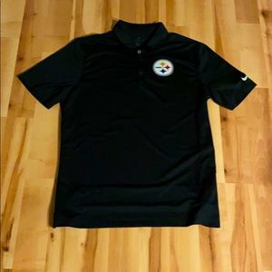 Pittsburgh Steelers Nike Black Polo